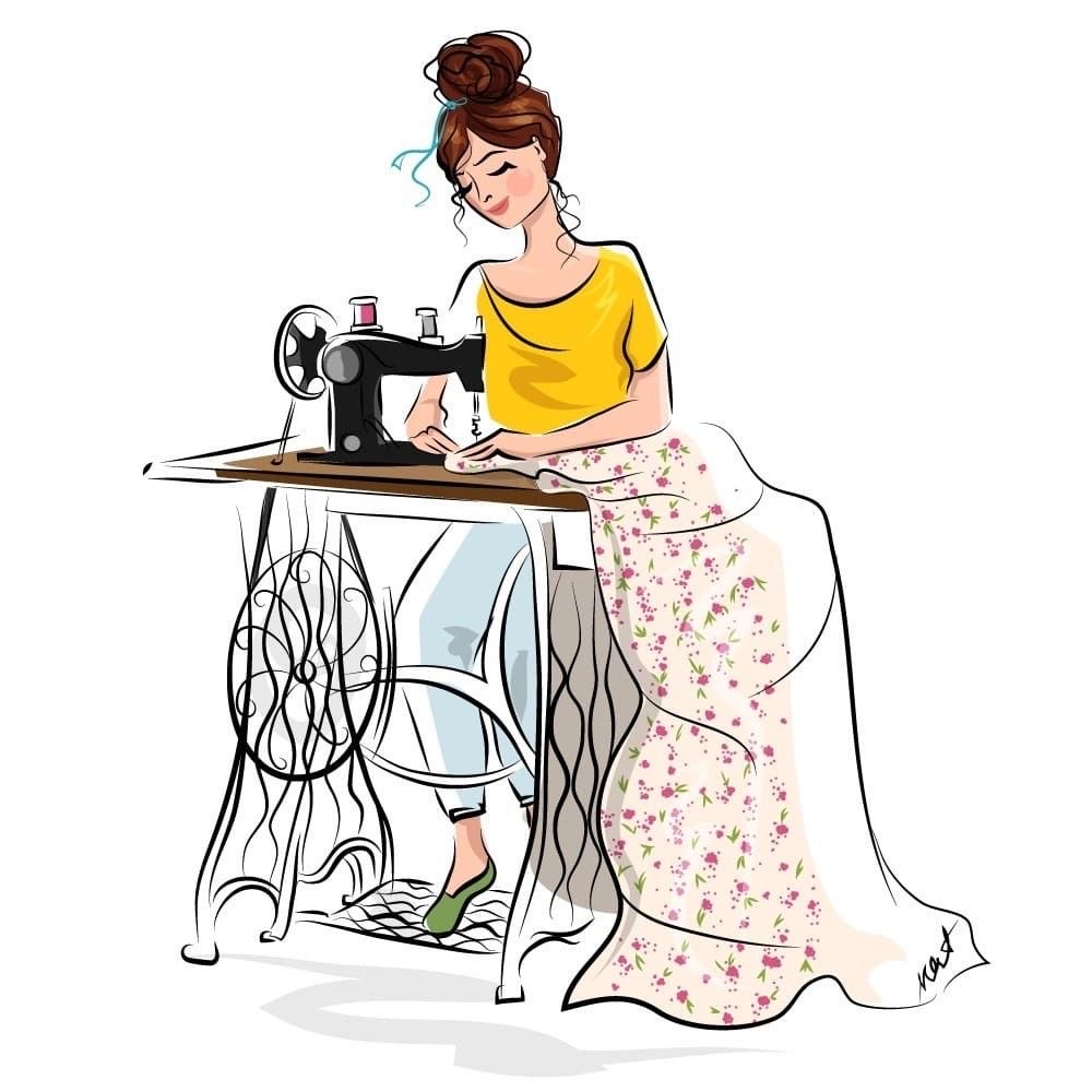Seamstress illustration